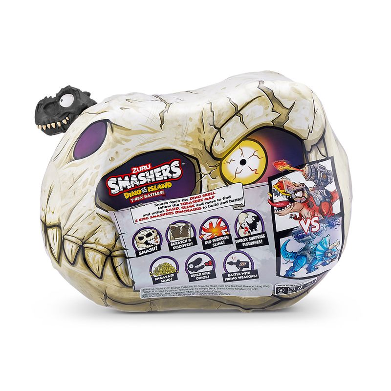 Mini-Figura---Smashers---Dino-Island---T-Rex-Battles---Sortido---Fun--3