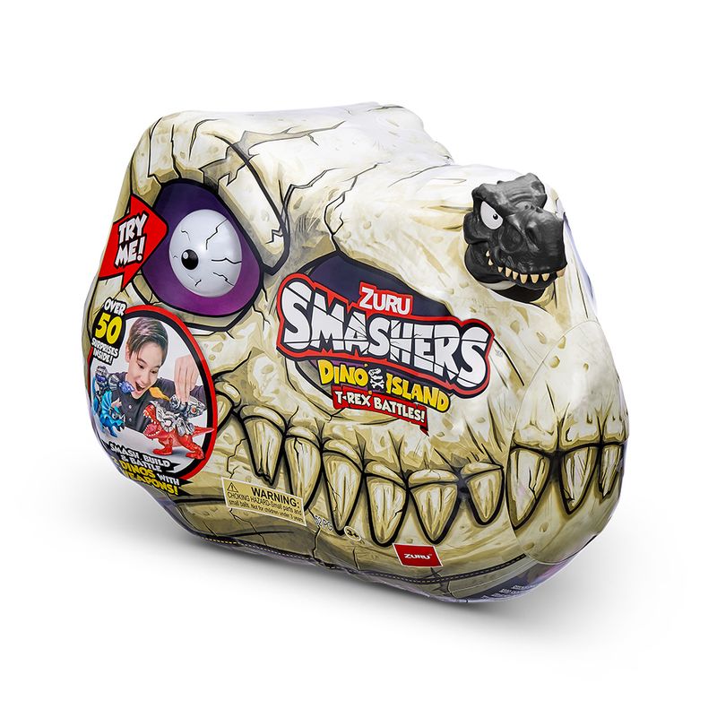 Mini-Figura---Smashers---Dino-Island---T-Rex-Battles---Sortido---Fun--5