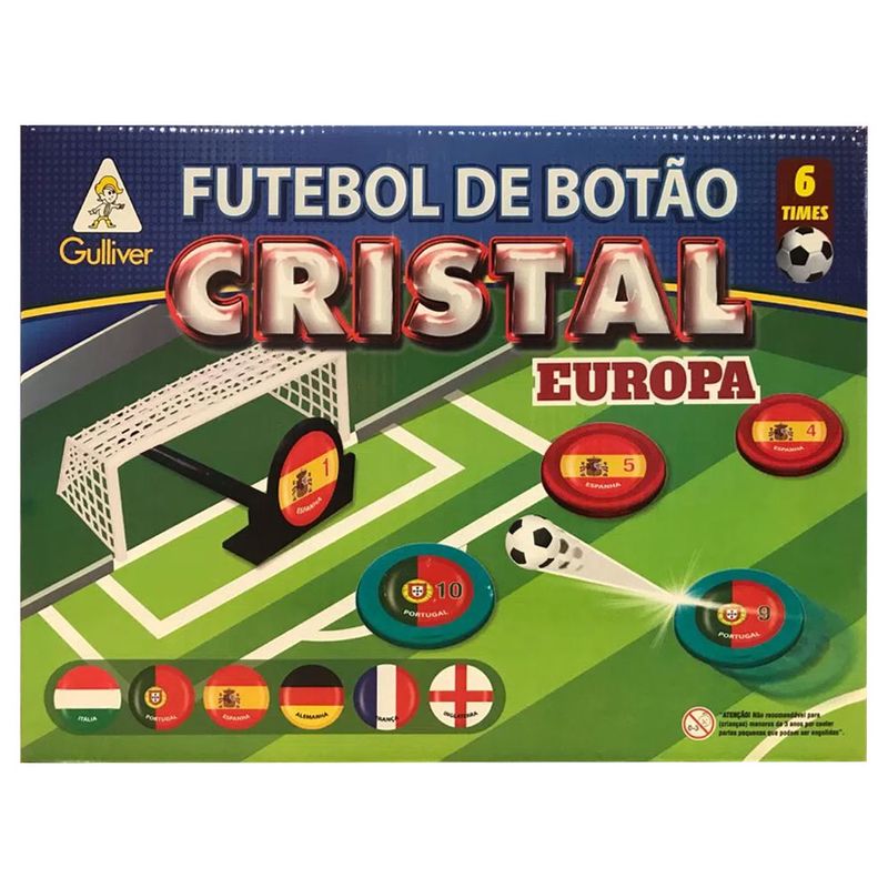 Jogo Futebol de Botão 12 Times Europa Gulliver - Bumerang Brinquedos