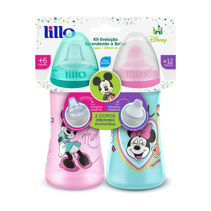 Conjunto-de-Copos-Colors---Treinamento---Disney---Minnie---Lillo-0