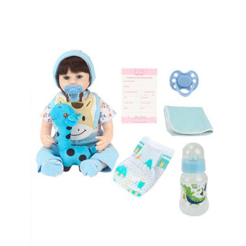 Boneco-Bebe---Realista-Com-Babado-E-Acessorios---Azul-e-Branco---BBR-Toys-0