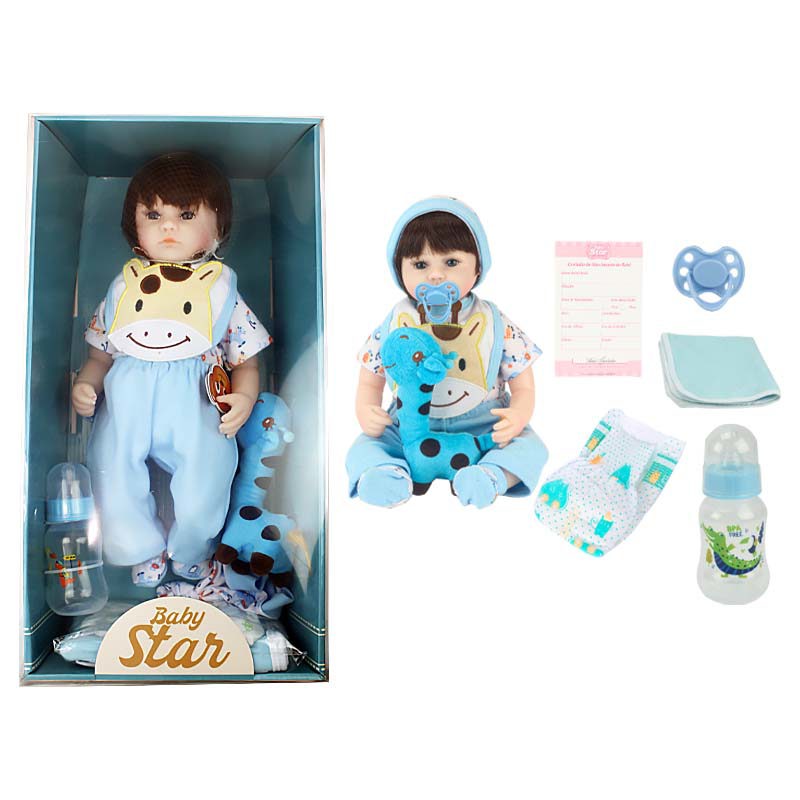 Boneco-Bebe---Realista-Com-Babado-E-Acessorios---Azul-e-Branco---BBR-Toys-1