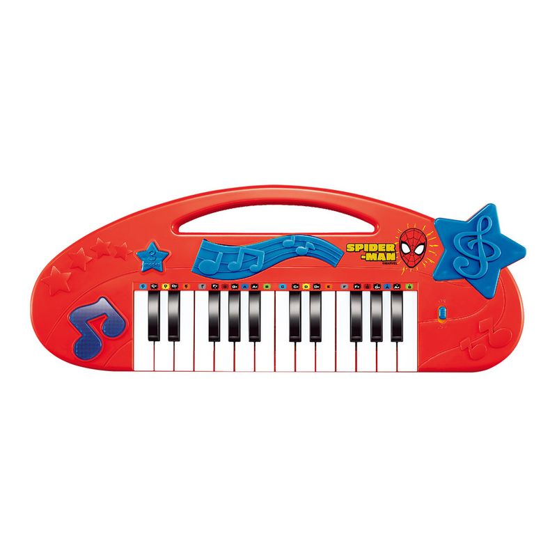 Instrumento-Musical-de-Brinquedo---Teclado-Musical---Homem-Aranha---Toyng-0