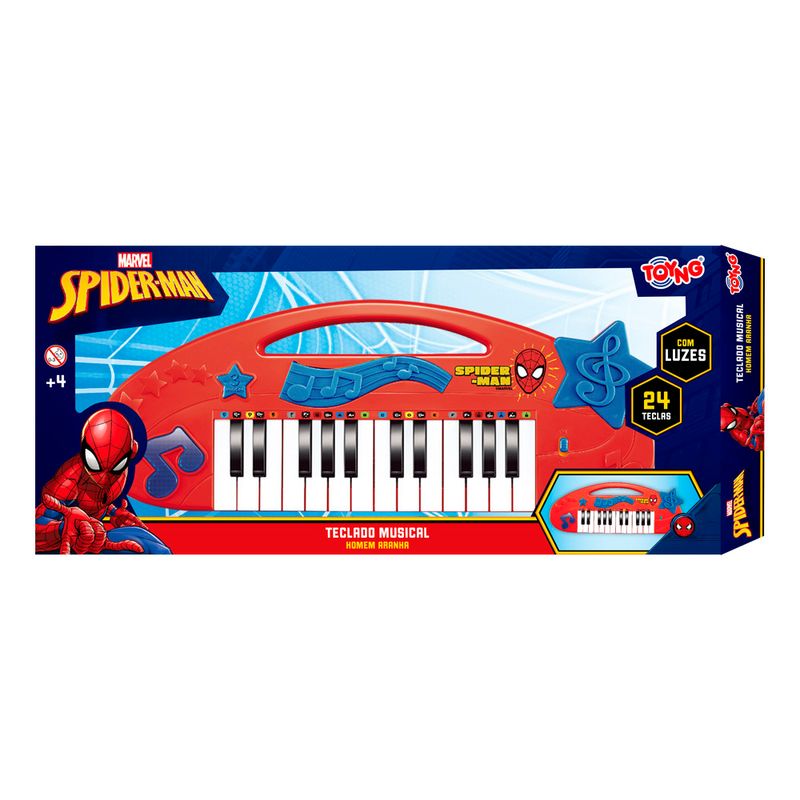 Instrumento-Musical-de-Brinquedo---Teclado-Musical---Homem-Aranha---Toyng-1