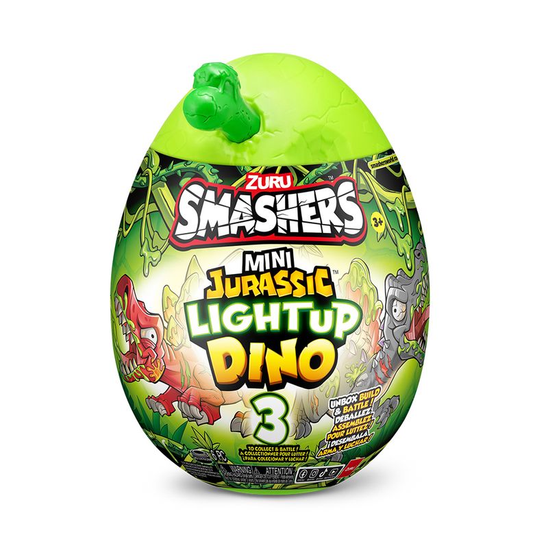 Figura-de-Acao---Dino---Smashers-Light-Verde---Serie-1---Fun--4