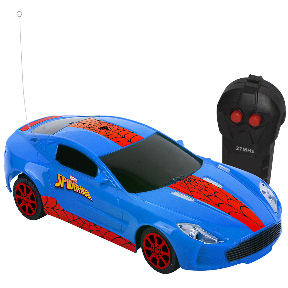 Carro com Controle Remoto Web Crasher: Homem-Aranha (Spider-Man) - Candide  - Toyshow Tudo de Marvel DC Netflix Geek Funko Pop Colecionáveis