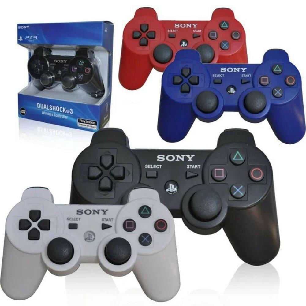 Controle joystick sem fio Sony compatível PlayStation Dualshock 3