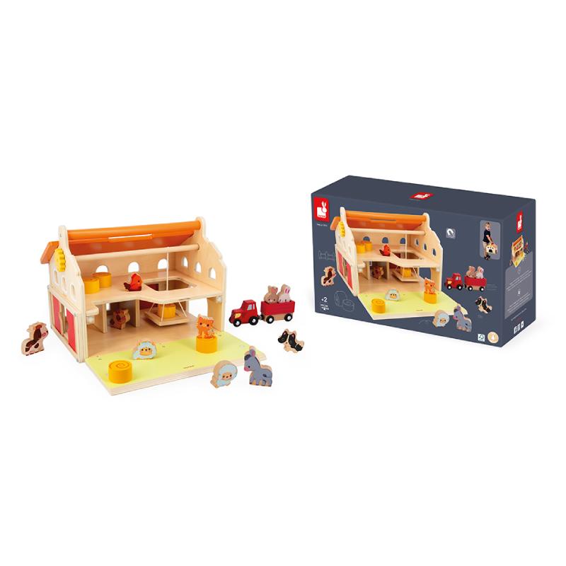 Mini-Playset---Minha-Primeira-Fazendinha-de-Madeira---Janod---Maped-2