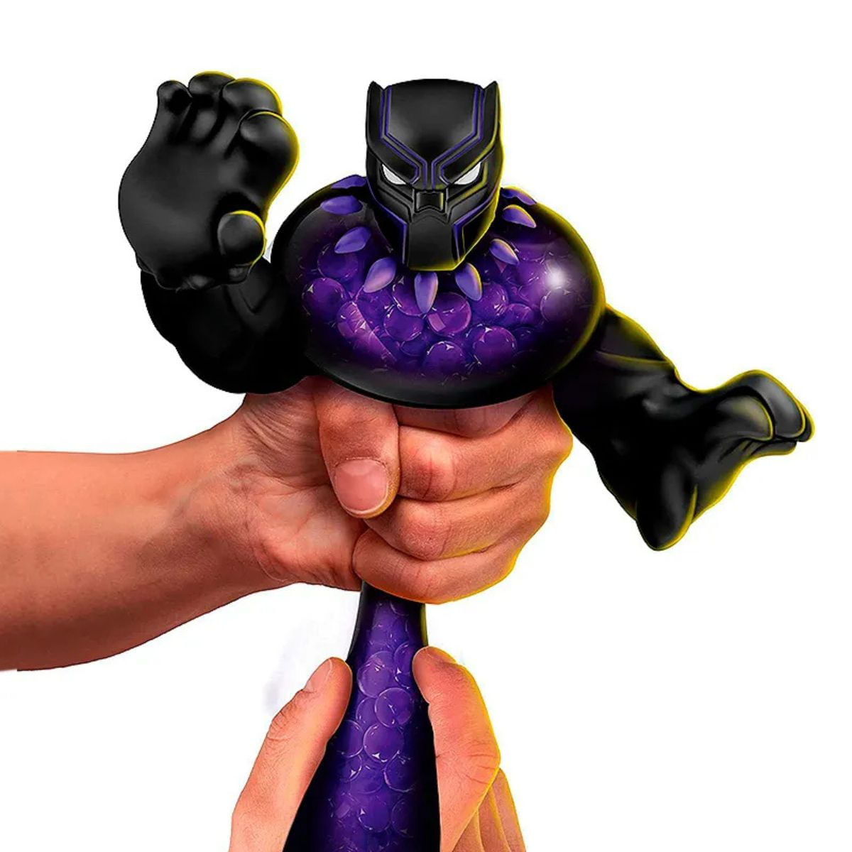 Boneco Goo Jit Zu Marvel Pantera Negra Sunny 2234 - PBKIDS Brinquedos