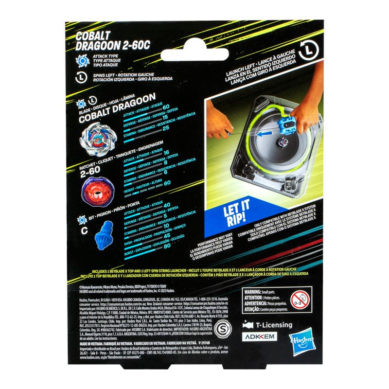 Conjunto-com-Lancador---Beyblade-X-Cobalt-Dragoon-2-60C---Hasbro-3