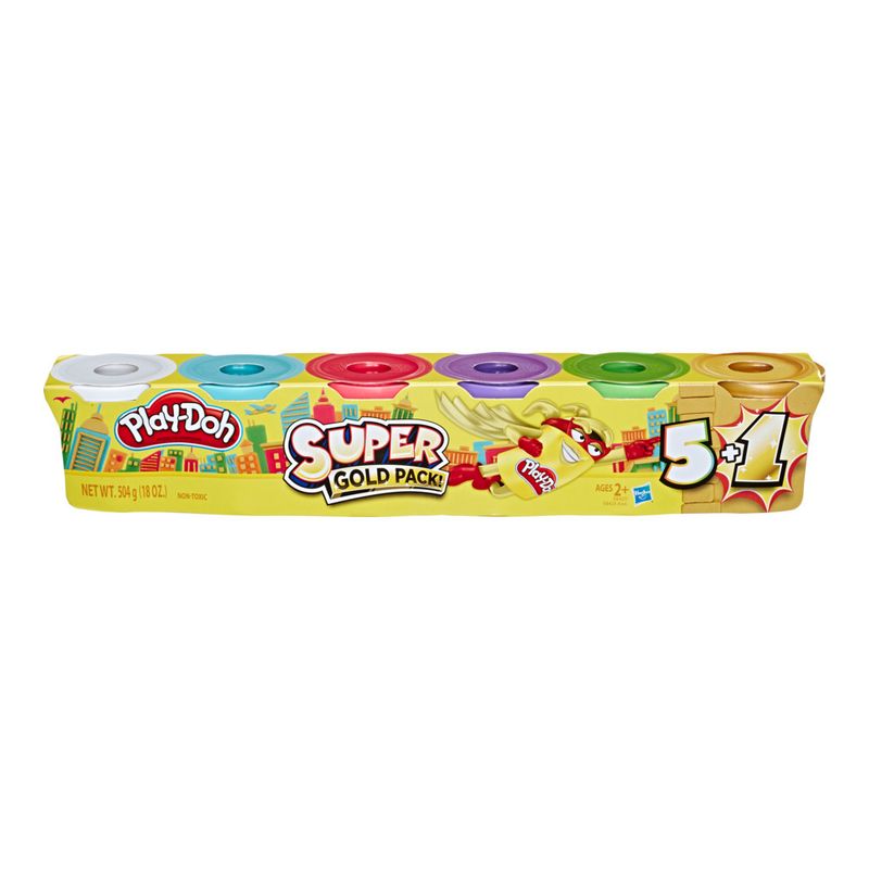 Massinha-de-Modedelar---Play-Doh---Super-Dourado---6-potes---Sortida---Hasbro-2