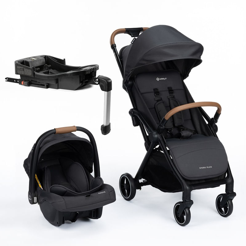 Carrinho-Travel-System---Spark-Plus---Trio-Isofix---Preto-Grafite---Dorel-0