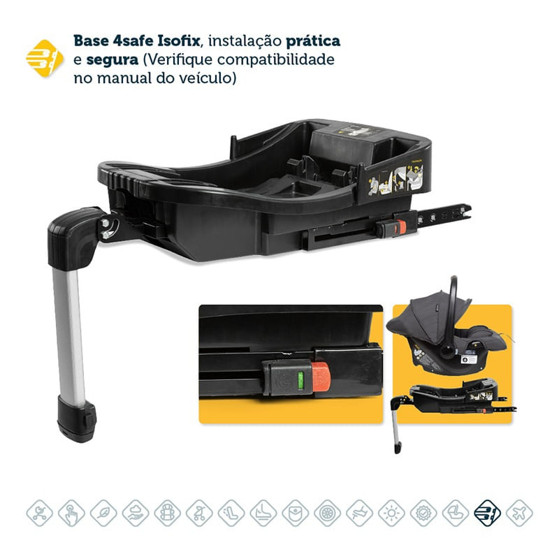 Carrinho-Travel-System---Spark-Plus---Trio-Isofix---Cinza---Dorel-11