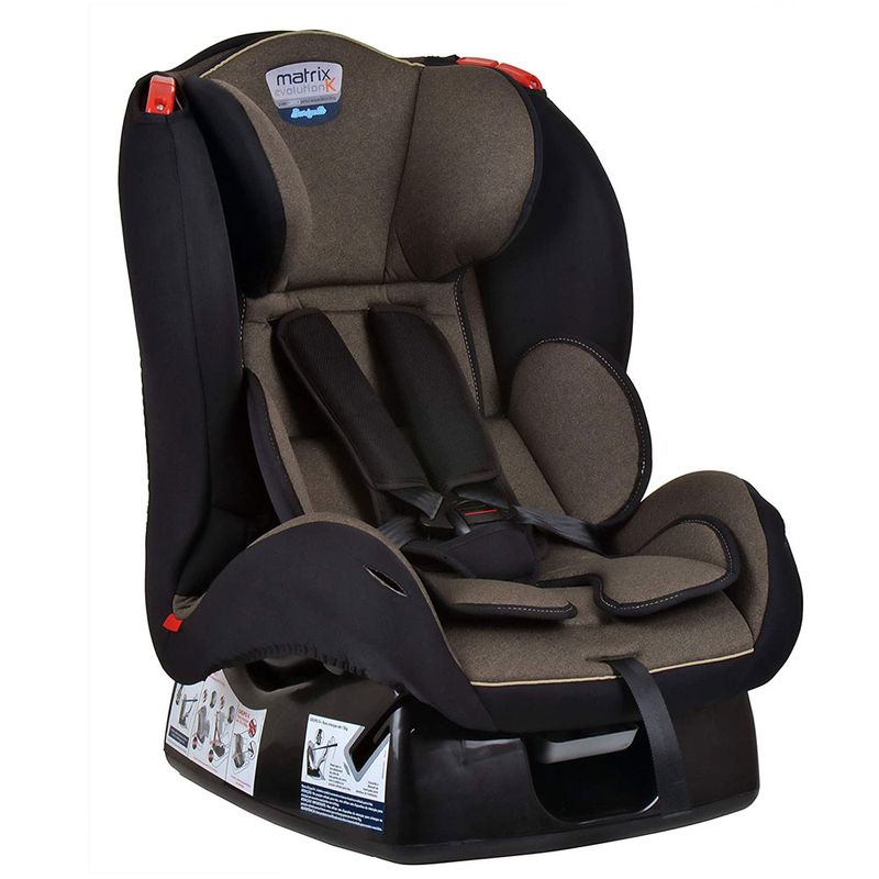 Cadeira-Para-Auto---De-0-a-25-Kg---Matrix-Evolution-K---Mescla-Bege---Burigotto
