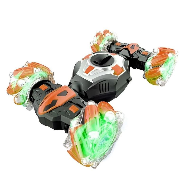 Carrinho Controle Remoto Destroyer 4x4 Off Road Laranja Zein