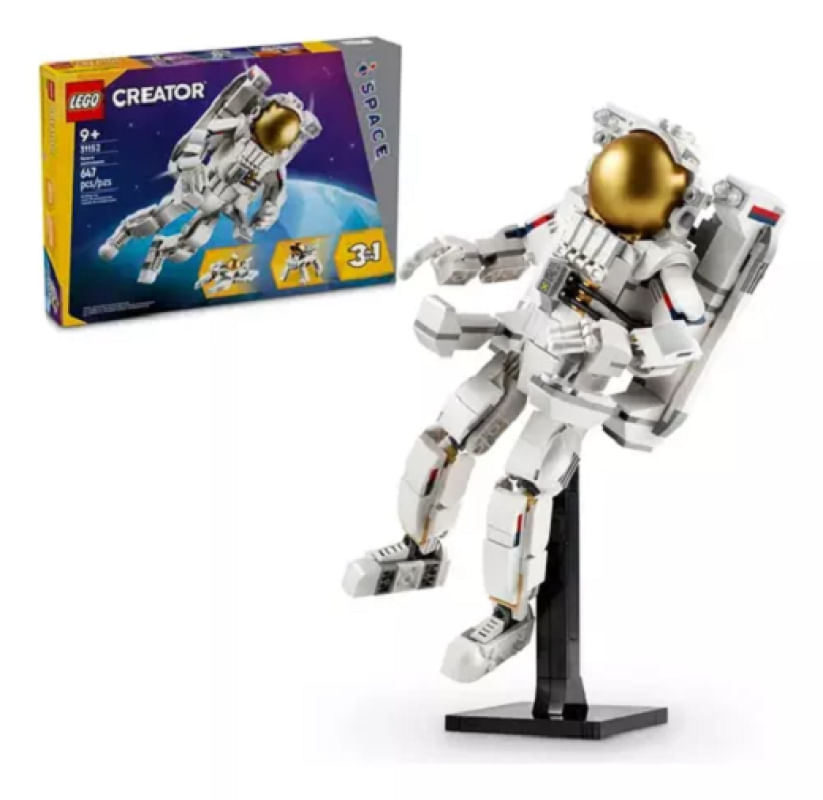 Lego 31152 Creator 3 Em 1 Space Astronauta - 647 Peças - Ri Happy