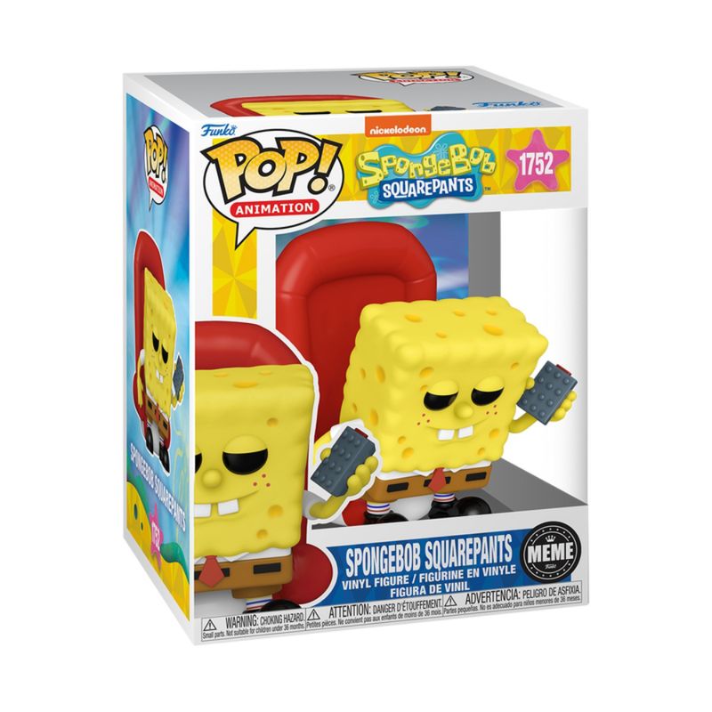Figura-de-Vinil---Funko-POP--Animation---Bob-Esponja-Calca-Quadrada---Candide-1