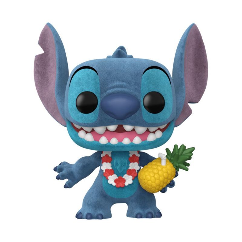 Boneco-Funko-Pop----Disney---Lilo---Stitch---Luau-Stitch---Flocked---Candide-0