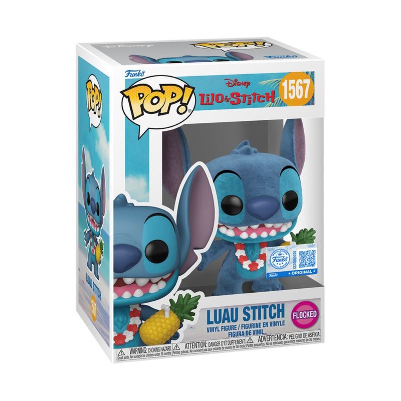 Boneco-Funko-Pop----Disney---Lilo---Stitch---Luau-Stitch---Flocked---Candide-1