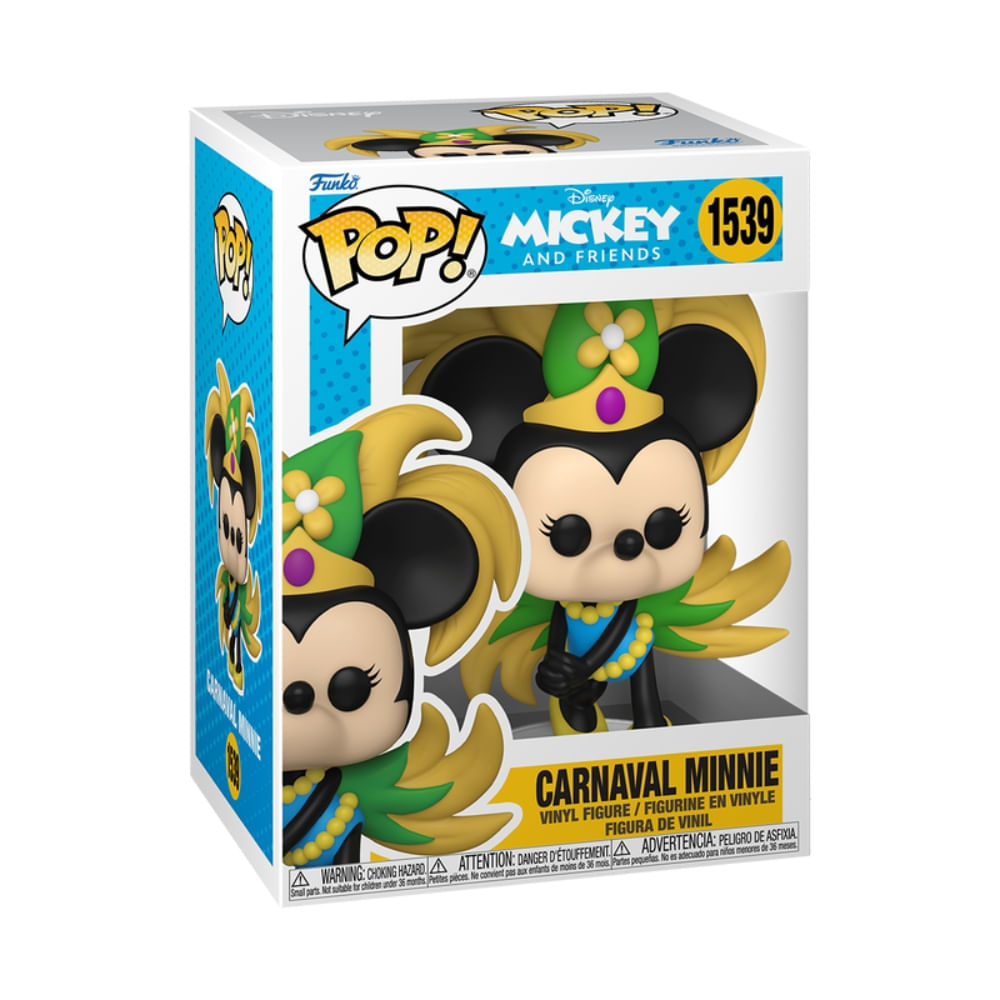 Confira Boneco - Funko Pop - Disney - Matw - Carnaval - Minnie