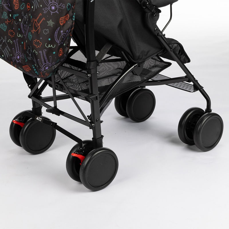 Carrinho-de-Passeio---Voyage---Umbrella-Pipa---Preto-Neon---Dorel-5