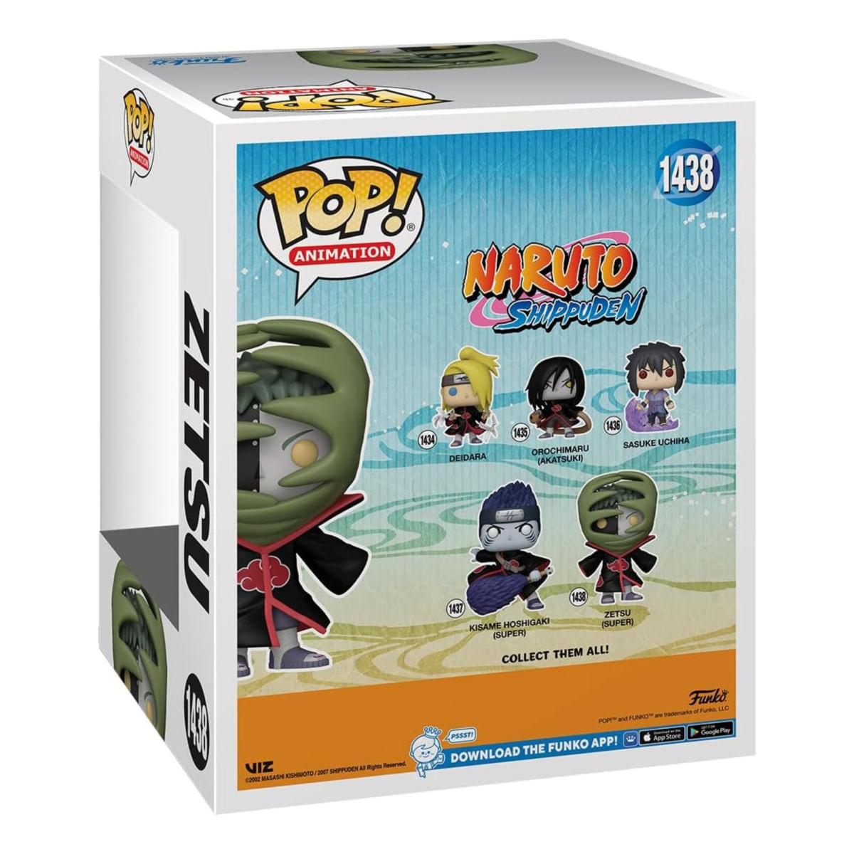 Funko Pop De Naruto Zetsu Membro Akatsuki 17cm Original - Ri Funko Pop De Naruto Zetsu Membro Akatsuki 17cm Original - Ri