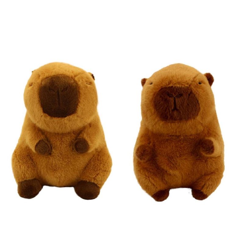 Pelucia---Capivara-Sentada---Marrom---BBR-Toys-0