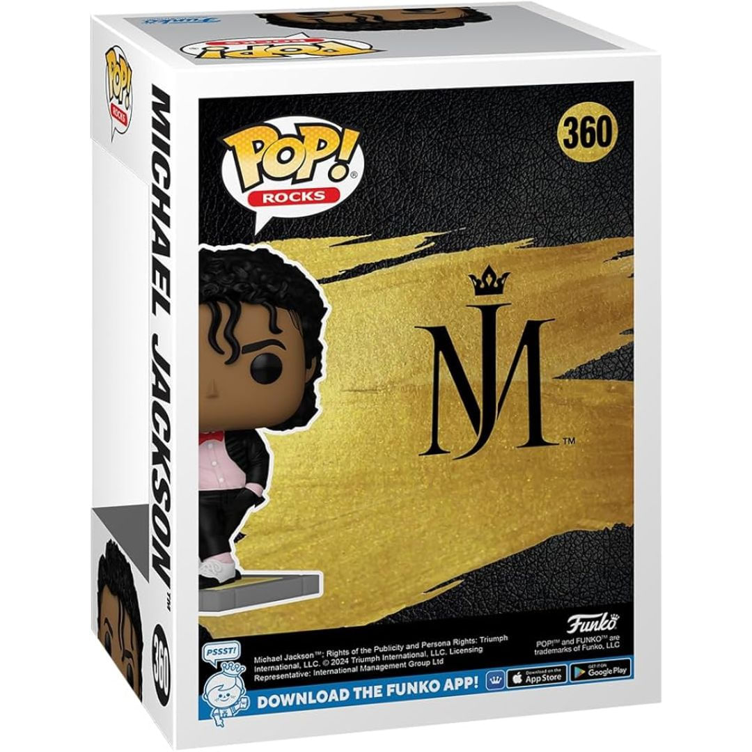 Funko Pop Rocks Michael Jackson (Billie Jean) #360