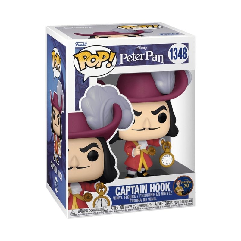 Figura-de-Vinil---Funko-POP---Disney---Peter-Pan---Capitao-Gancho---Candide-1