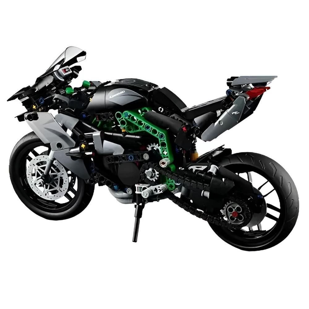 Lego Technic Motocicleta Kawasaki Ninja H2R 643 Pecas 42170 - Ri Happy