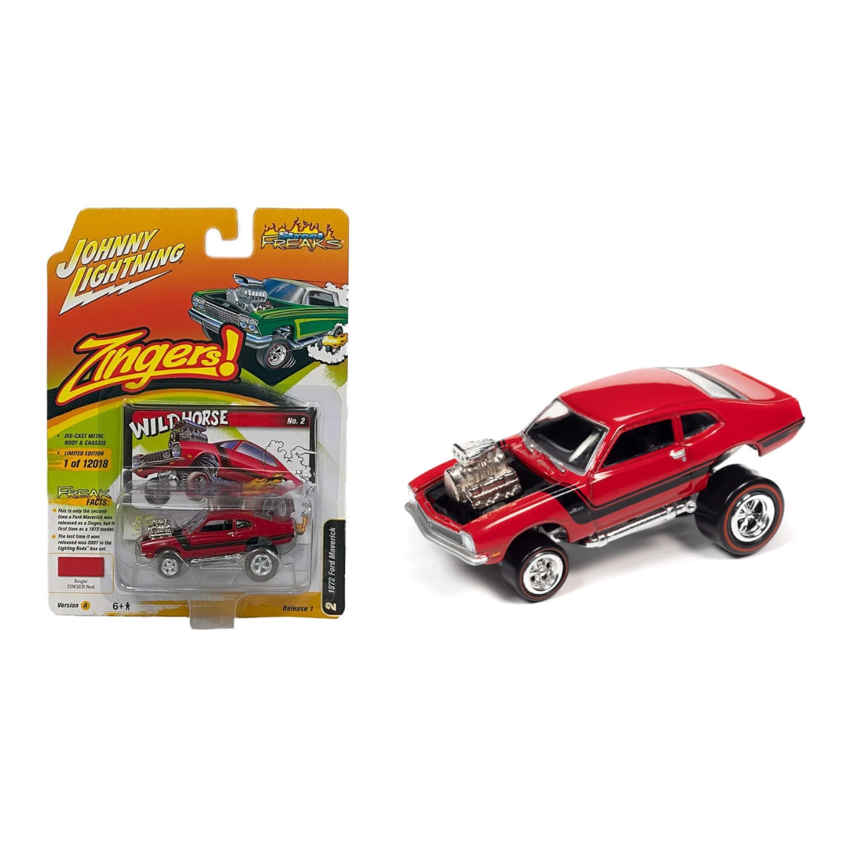 Miniatura Carro Ford Maverick 1972 Street Freaks Zingers 1