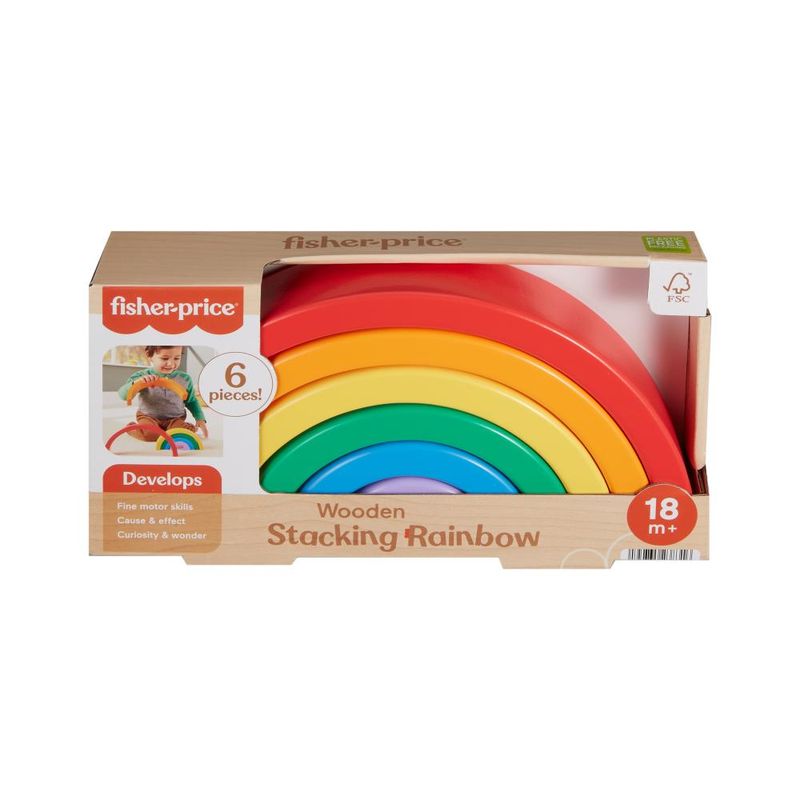 Brinquedo-de-Atividades---Arco-iris-de-Madeira-Empalhavel---Fisher-Price-1