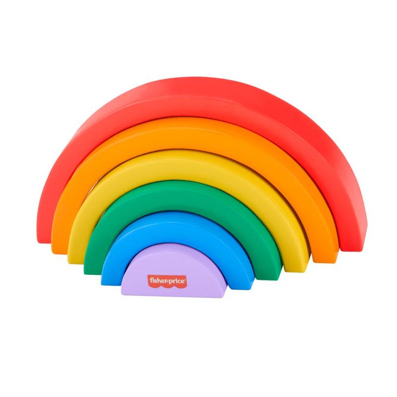Brinquedo-de-Atividades---Arco-iris-de-Madeira-Empalhavel---Fisher-Price-4