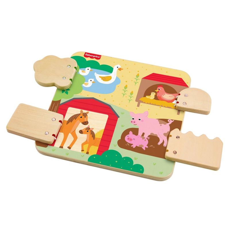 Painel-de-Atividades-Madeira---Animaizinhos-da-Granja---Fisher-Price-0