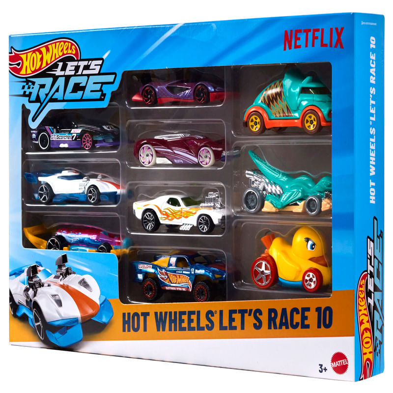 Carrinho-Colecionavel---Hot-Wheels---Lets-Race---Com-10-Carros---Surpresa---Mattel-1