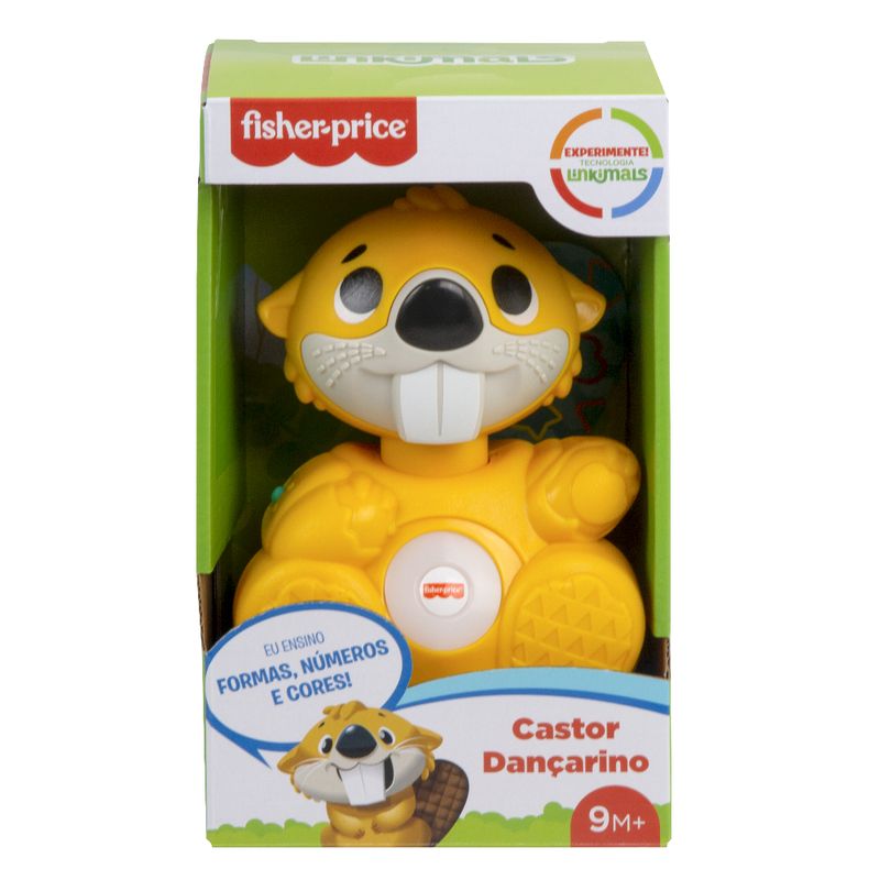 Brinquedo-Musical---Castor-Dancarino---Fisher-Price---Linkimals---Amarelo---Mattel-0