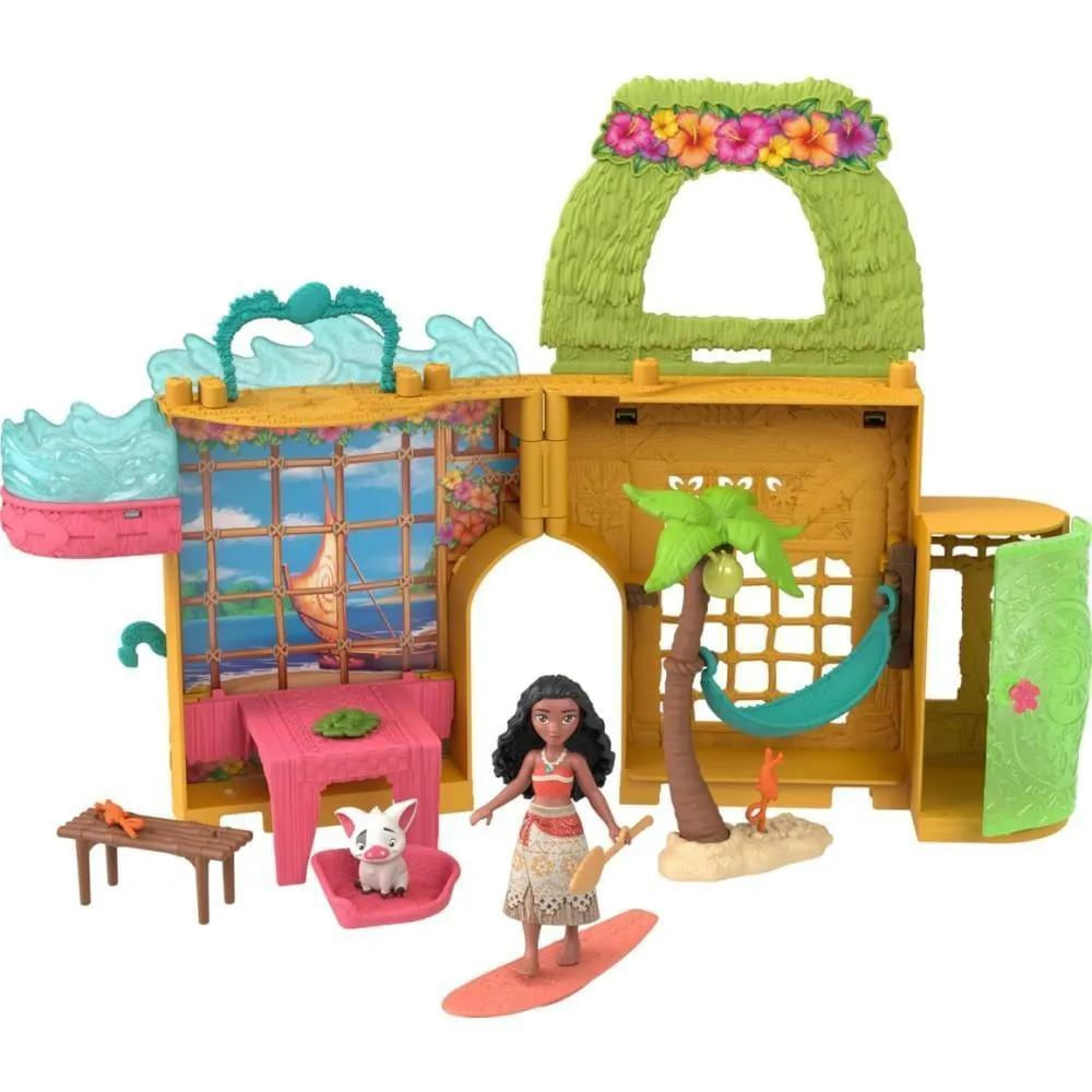 Mini Castelo Da Moana Princesas Disney - Mattel JDP58con - Ri Happy