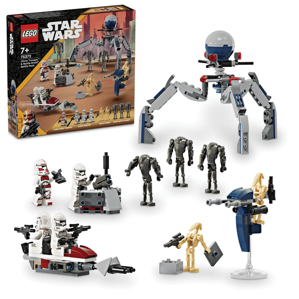 LEGO Star Wars Pack Batalha de Soldados 215 Peças 7+ 75372 - Ri Happy