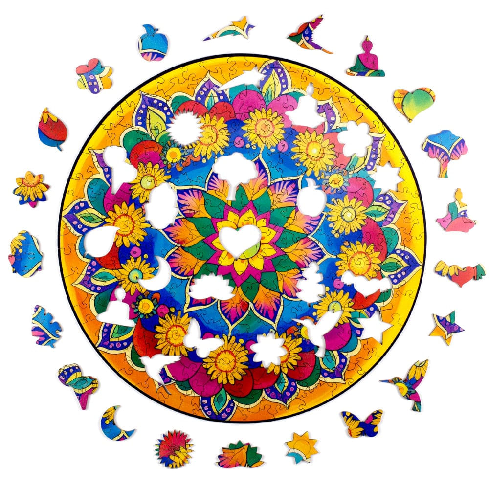 Quebra-Cabeça Mandala da Saúde - Ri Happy