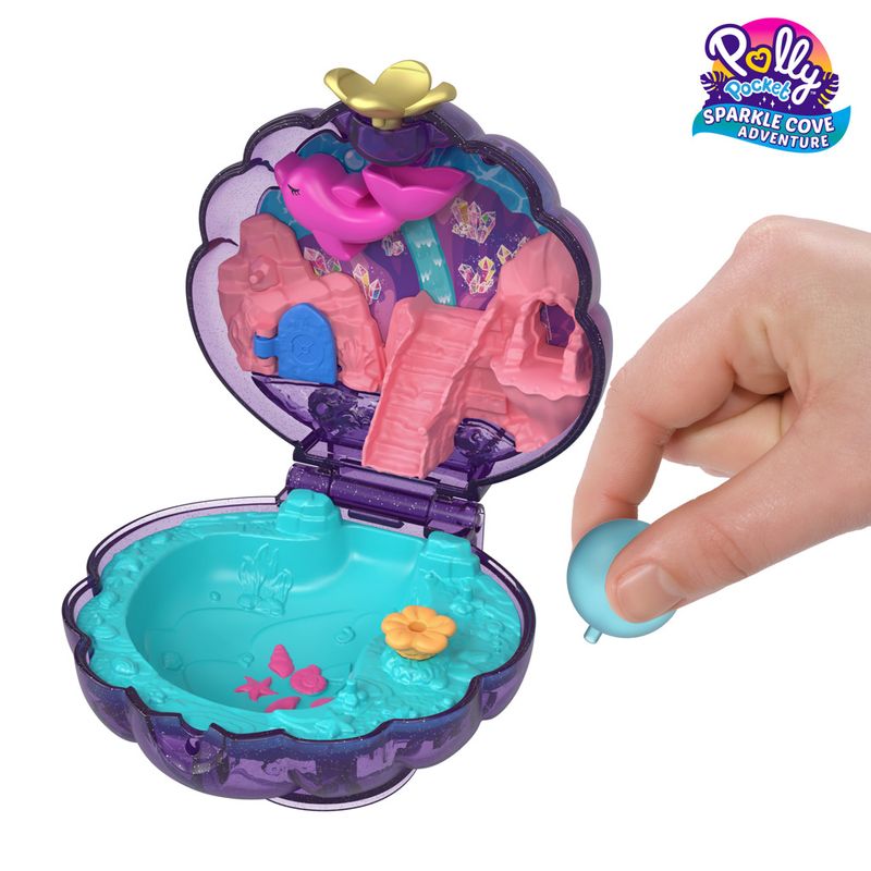 Mini-Boneca-E-Acessorios---Polly-Pocket---Estojo-De-Concha---Morada-Bahia-Magica---Sortida---Mattel-8