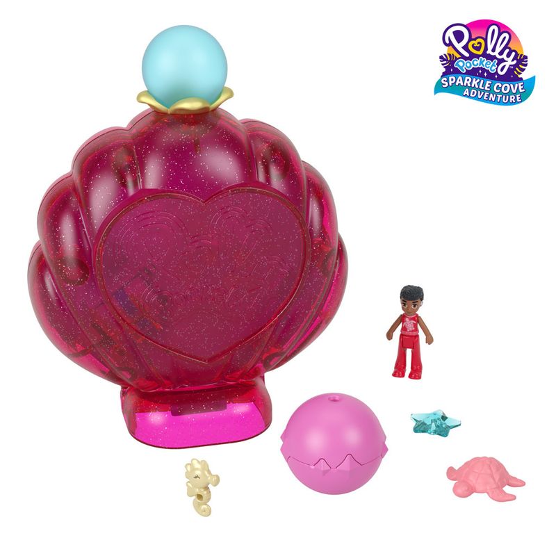 Mini-Boneca-E-Acessorios---Polly-Pocket---Estojo-De-Concha---Morada-Bahia-Magica---Sortida---Mattel-14
