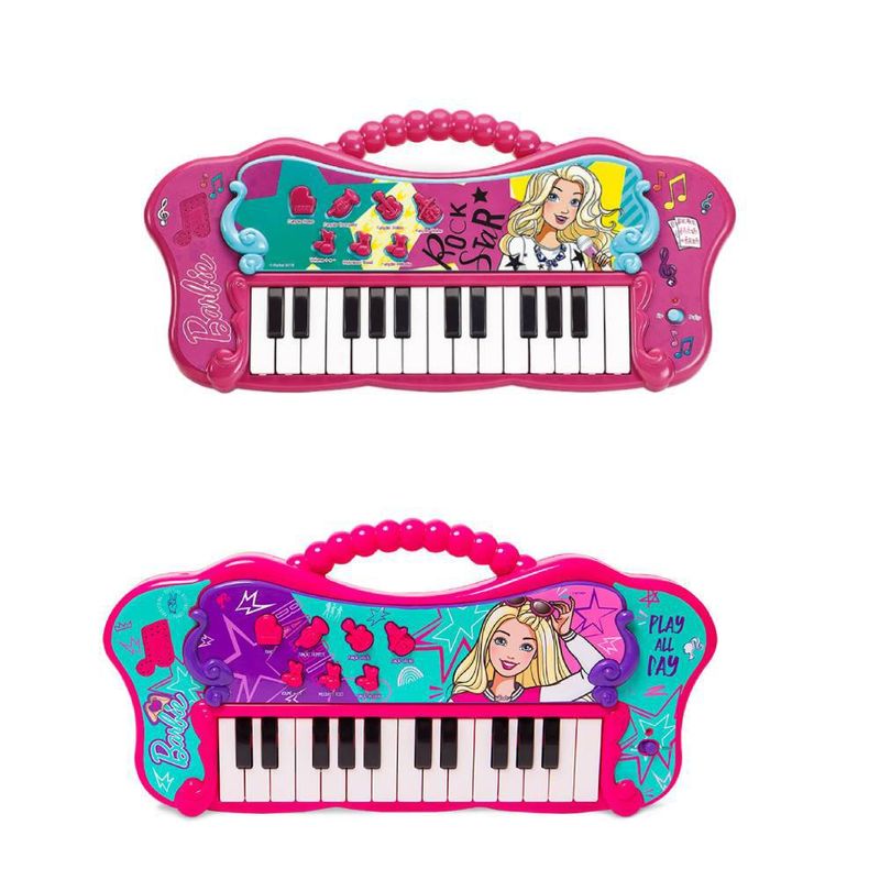 Teclado---Barbie---Fabuloso---Musical---Sortido---Fun-0