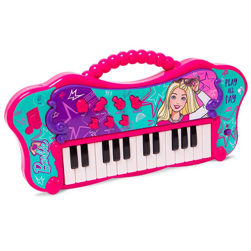 Teclado---Barbie---Fabuloso---Musical---Sortido---Fun-4