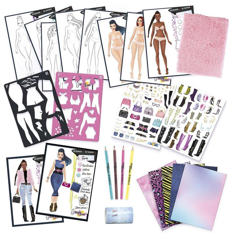 Conjunto-de-Artes---Style-4-Ever---Designer-Fashionista---Sortido---Fun-0