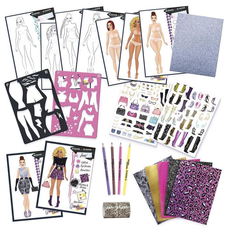 Conjunto-de-Artes---Style-4-Ever---Designer-Fashionista---Sortido---Fun-13