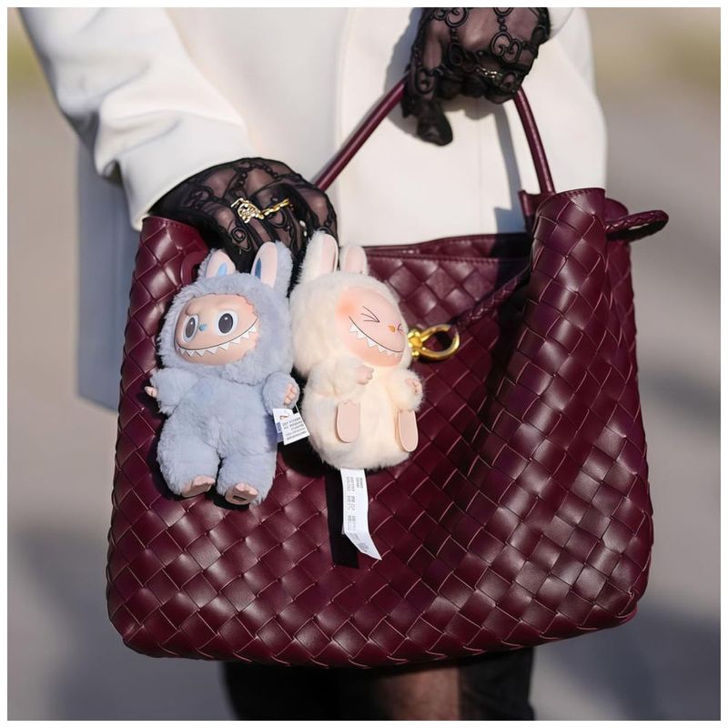 Conjunto de 6 Chaveiros Labubu em Caixa Surpresa - Pelúcia Fofa para Bolsas  e Mochilas, Pingente Colecionável Moderno para Decorar - Série 1,Kiiowana -  Ri Happy