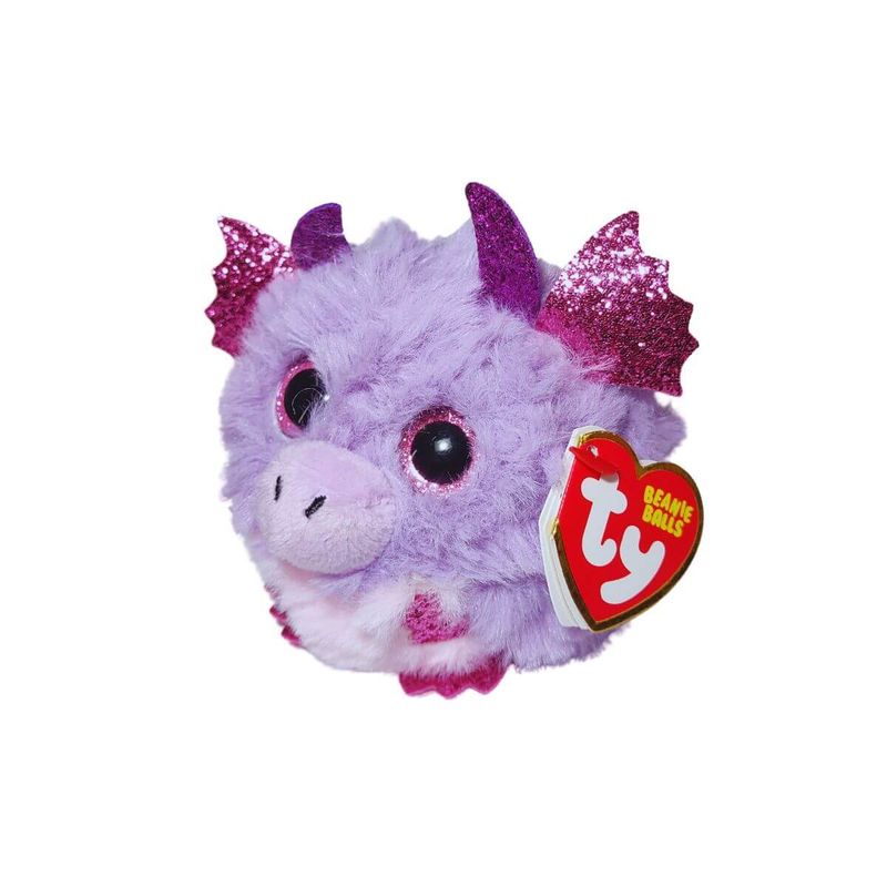 Pelúcia Ty Beanie Balls Dragão Spark Bolinha Divertida e Brilhante para  Presentear, Brincar ou Completar a Coleção