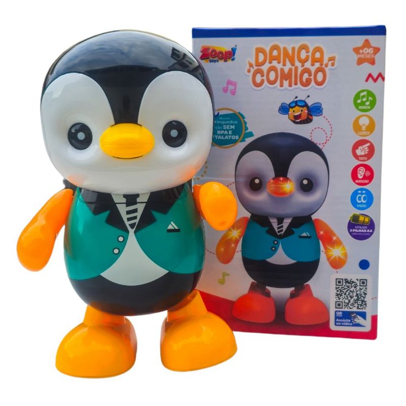 Pinguin Dançarino Zoop Toys ZP01327 - PBKIDS Brinquedos