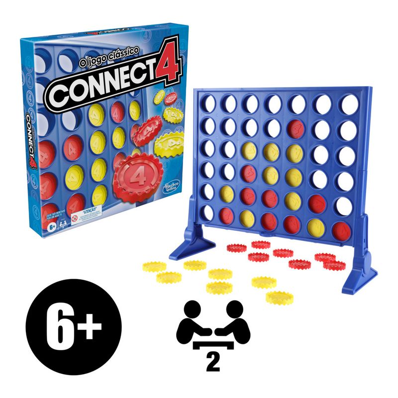 Jogo-De-Tabuleiro---Connect-4-Grid---Hasbro-5