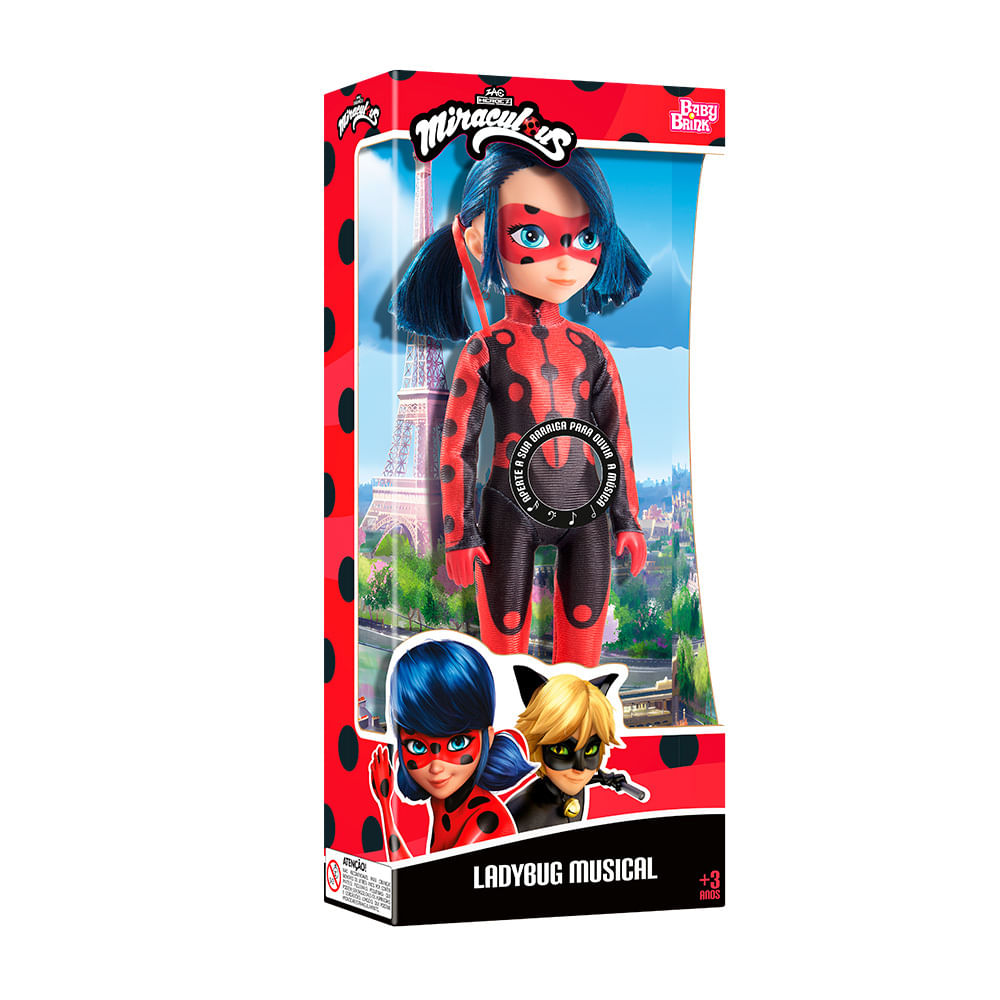 Boneca - Ladybug - Musical - Novabrink - Ri Happy